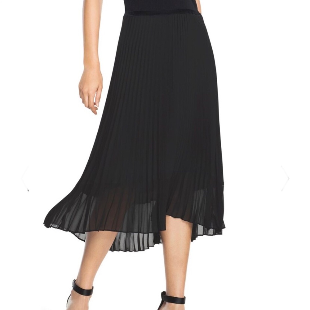 WHBM Pleated Midi Skirt Sz. 12